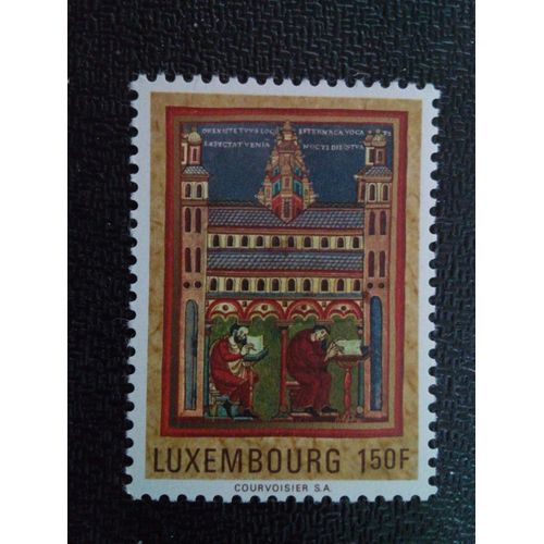 Timbre Luxembourg Yt 770 Miniatures Médiévales 1971 ( 050904 )