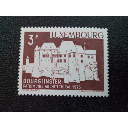 Timbre Luxembourg Yt 850 Année Européenne Du Patrimoine Architectural 1975 ( 090904 )