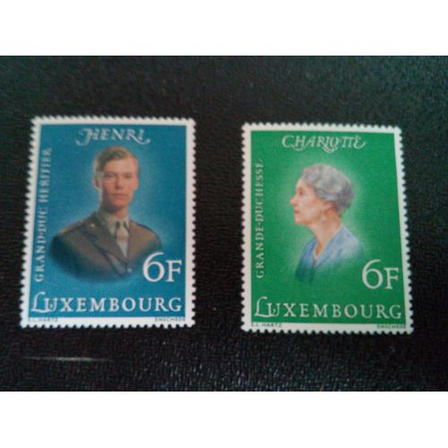Timbre Luxembourg Yt 872 - 873 Séries: Anniversaires 1976 ( 090904 )