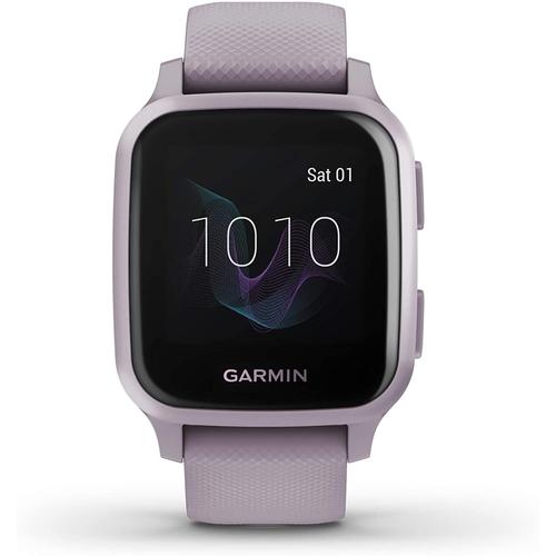 Garmin Venu Sq - Orchidée - Montre De Sport Avec Bracelet - Silicone - Orchidée - Taille Du Poignet : 125-190 Mm - Affichage 1.3' - Bluetooth, Wi-Fi, Nfc, Ant+ - 37.6 G