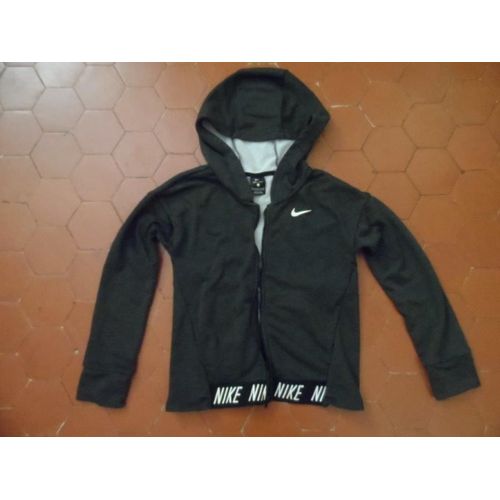 Veste À Capuche Polyester Anthracite Nike