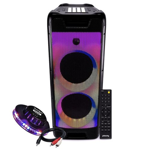 Enceinte de soirée Audio 400W Sono Autonome Pickering DJOON88 - Dj PAD 16 effets - Fire à LED - BT/USB/PC + Light Ovni
