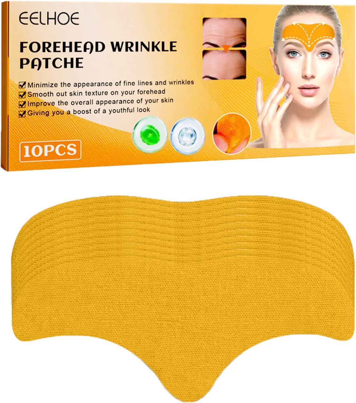 10 Pièces Anti Rides Front,Bande Antirides Pour Lifting De Nuit,Patch Anti Rides,Facial Patches,Anti Rides Front, Patchs Rides Pour Le Front Pour Hommes Et Femmes,Élimine Les Rides Du Front