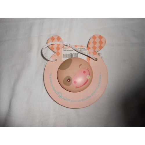 Bouilles De Doudou Et Compagnie Paquerette La Vache Tete Animal Interchangeable Dc1438dl