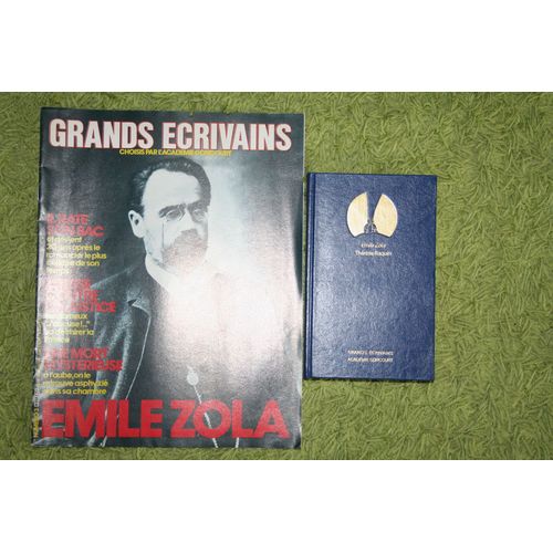 Grands Ecrivains - N° 3 - Emile Zola - Fascicule + Livre Thérèse Raquin