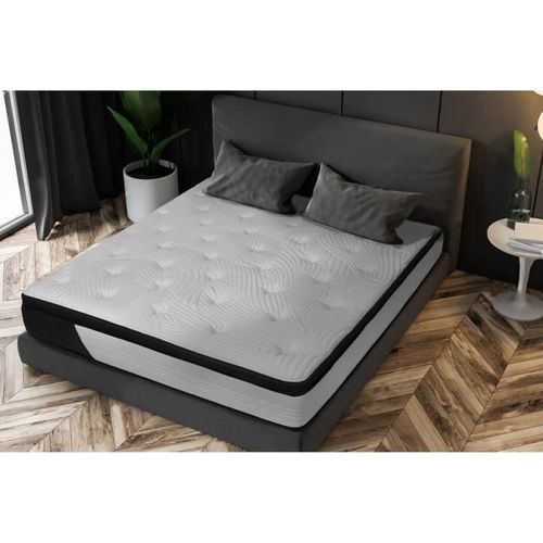 Matelas Cassie 160x200cm - Ressort Et Mémoire De Forme - 30 Cm