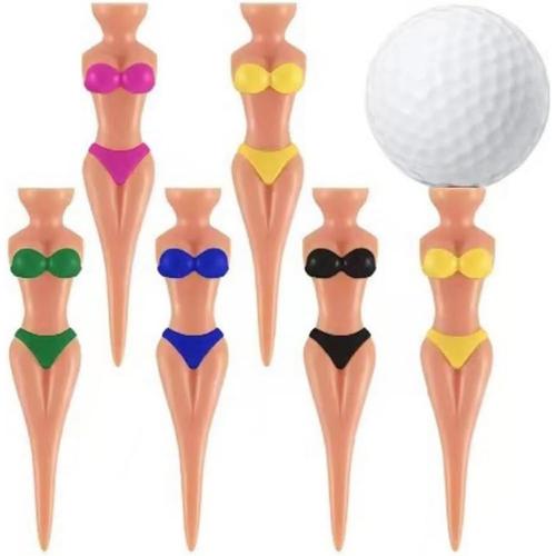 Tees De Golf Drôles,Tees De Golf Dame Bikini Fille 76 Mm (3 Pouces) Tees De Golf Pin-Up En Plastique 10 Pièces Tees De Golf Accueil Femmes Pour Formation Accessoires De Golf