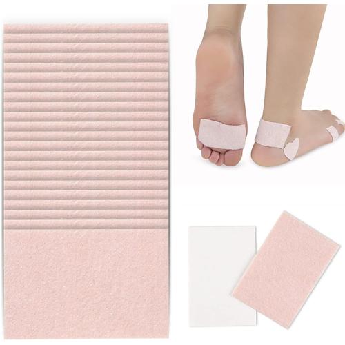 24 Pièces Moleskine Blister De Rembourrage De Chaussure Plaquettes De Prévention Ampoule, Multi-Usages Antidérapant Foot Care Autocollant Blister, Pansement Ampoule