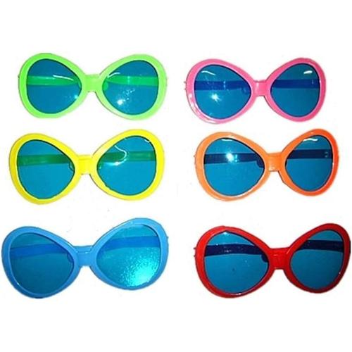 Lot De 6 Grandes Lunettes De Soleil Géantes Amusantes Pour Enfants Et Adultes