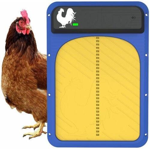 Porte De Poulailler Automatique ¿¿ Pile Porte Poulailler Automatique Avec Capteur De Lumi¿¿Re ¿¿Tanche Kit De Porte De Poulailler 35x24x3.7cm - Zhyutech