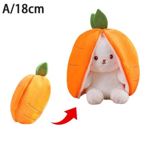 Jouets En Peluche Lapin Mignon Blanc Taille Unique, Lapin En Peluche Carotte Lapin Fraise Variantes De Lapin Disponibles