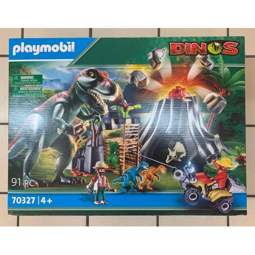 Playmobil Dinos 70327 - Île Volcan Avec Tyrannosaure