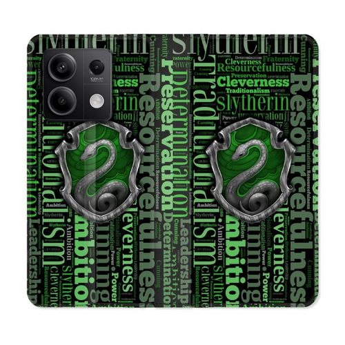 Housse Cuir Portefeuille Pour Xiaomi Redmi Note 13 Pro 5g Harry Potter Serpentar