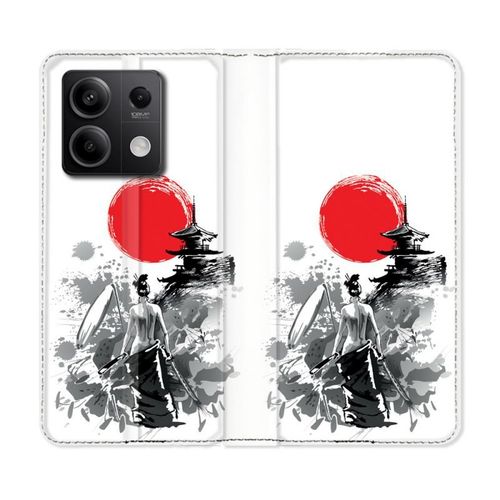 Housse Cuir Portefeuille Pour Xiaomi Redmi Note 13 Pro 5g Voyage Japon Femme