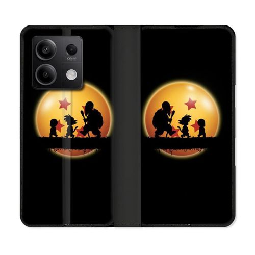 Housse Cuir Portefeuille Pour Xiaomi Redmi Note 13 Pro 5g Manga Dragon Ball Vintage