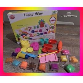 Kit d'outils de pâte pour enfants – 40 pièces d'accessoires de pâte à  modeler – Ensembles de cuisine en plastique pour pâte à modeler – Rouleaux  de