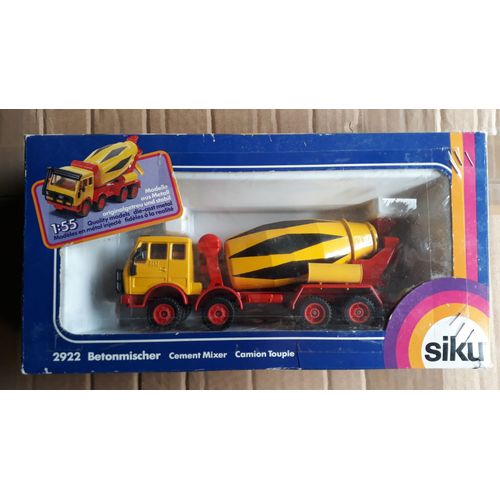 Siku 2922 - Mercedes 2232 Camion Toupie Jaune/Rouge 1:55-Siku