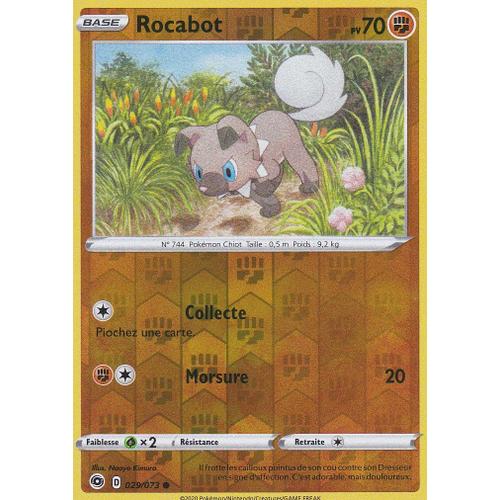 Carte Pokemon - Rocabot - 29/73 - Reverse - Épée Et Bouclier 3,5 - La Voie Du Maitre