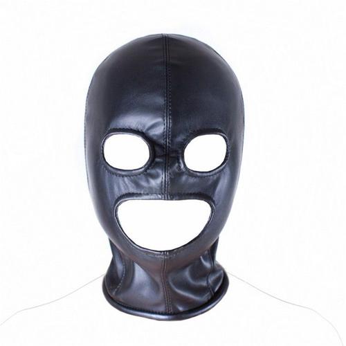 Cagoule De Bondage En Cuir Pu Pour Esclave Sexuel, Masque Bouche Ouverte, Érotique, Couple, Flirt, Bdsm, Jouet Cosplay, Masque De Fête Réglable