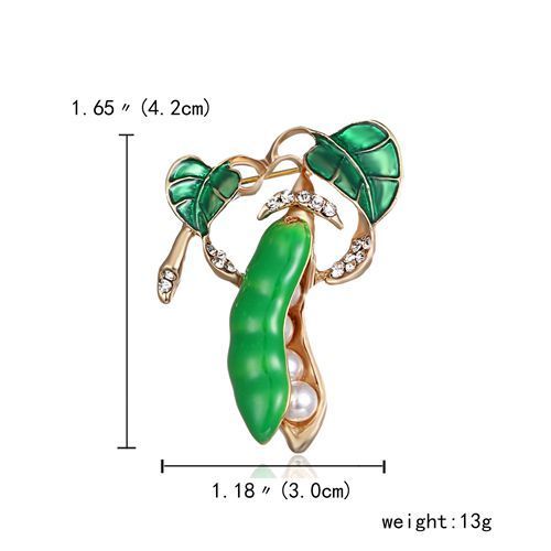 Broche De Fruits Et Cuir Chevelu Pour Femmes Et Hommes, Plantes Vertes Faites À La Main, Broches De Costume Quantique, Bijoux De Bouquet De Mariage Bricolage, Mode