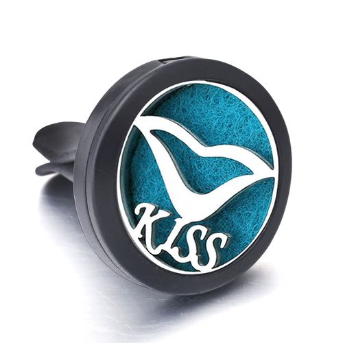 Clip Désodorisant De Voiture Noir En Acier Inoxydable, Médaillon D'aromathérapie, Diffuseur D'huile Essentielle, Pendentif De Parfum, Arbre De Vie, Nouvelle Collection
