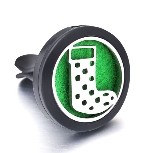 Clip Désodorisant De Voiture Noir En Acier Inoxydable, Médaillon D'aromathérapie, Diffuseur D'huile Essentielle, Pendentif De Parfum, Arbre De Vie, Nouvelle Collection
