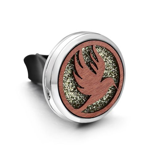 Diffuseur De Parfum De Voiture En Bois Vintage, Ailes D'ange, Aromathérapie, Médaillons De Bijoux, Pendentif Amovible, Désodorisant De Voiture, Clip De Sortie, Cadeau