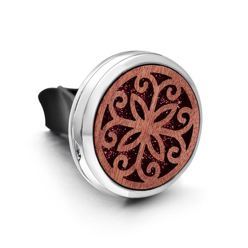 Diffuseur De Parfum De Voiture En Bois Vintage, Ailes D'ange, Aromathérapie, Médaillons De Bijoux, Pendentif Amovible, Désodorisant De Voiture, Clip De Sortie, Cadeau