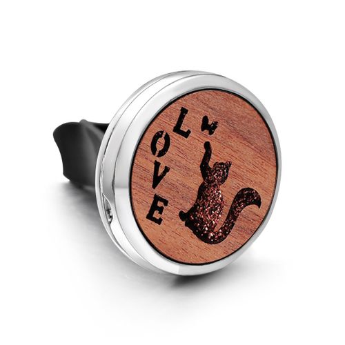 Diffuseur De Parfum De Voiture En Bois Vintage, Ailes D'ange, Aromathérapie, Médaillons De Bijoux, Pendentif Amovible, Désodorisant De Voiture, Clip De Sortie, Cadeau