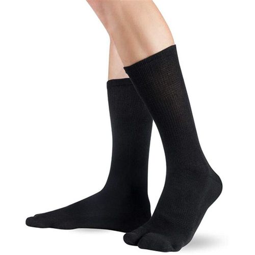 Envoie De France Mixte Chaussettes Montantes Tabi Longues Costume Déguisement Traditionnel Japonais Geta Pointures 36 A 44 Douce Chaude Coton Confortable Gros Orteil Séparé Mi-Mollet