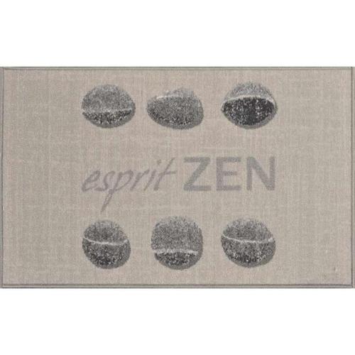 Tapis Rectangulaire "Esprit Zen" 50x80cm Gris