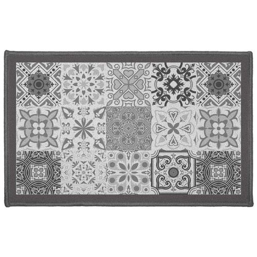 Tapis Déco Rectangle "Persane" 50x80cm Gris