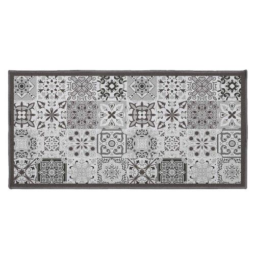 Tapis Déco Rectangle "Persane" 57x115cm Gris
