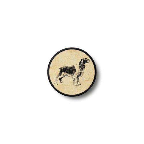 Patch Badge Insigne Ecusson Imprime Thermocollant Chien Epagneul Breton
