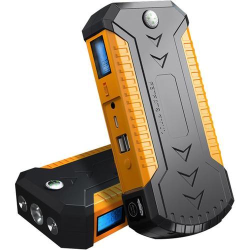 Booster Batterie 600a 20000mah Portable Jump Starter, Démarrage De Voiture (Jusqu’À 6.0l Essence 3.0l Gazole), Led Lampe