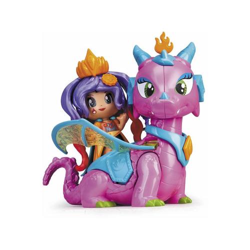 Pinypon Figurine Queen Et Dragon Famosa 700015547