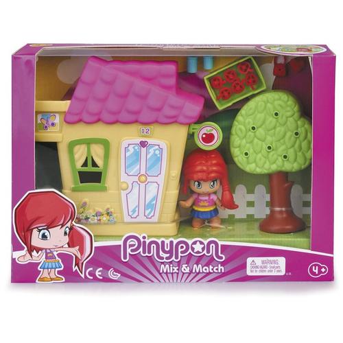 Pinypon Mini Petite Maison Jaune Avec Figurine Famosa 700015606