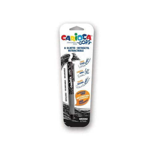 Blister 1 Style Oops À Bille Rechargeable Noir Carioca 43042/01