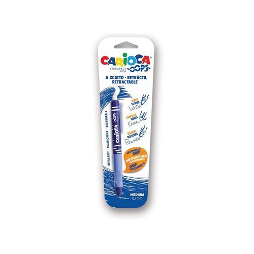 Blister 1 Style Oops À Bille Rechargeable Bleu Carioca 43042/02