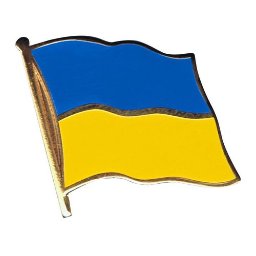 Broche Double Drapeau Pour Femmes Et Hommes, Broche Jaune Et Bleue Pour Sacs À Dos, Chapeau, Sac, Vêtements, Badge Patriotique, Décoration