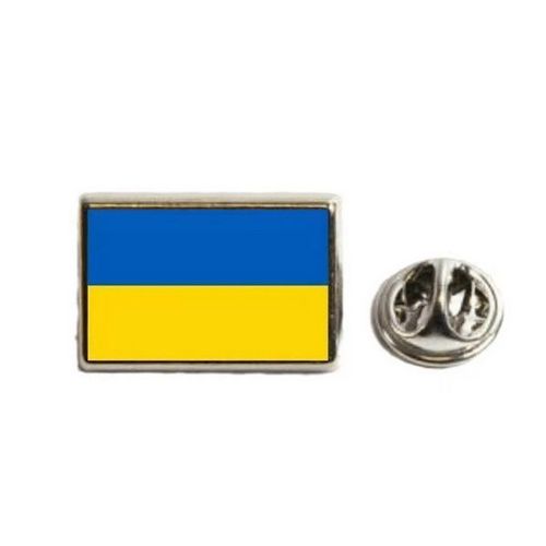 Broche Double Drapeau Pour Femmes Et Hommes, Broche Jaune Et Bleue Pour Sacs À Dos, Chapeau, Sac, Vêtements, Badge Patriotique, Décoration