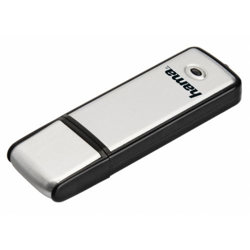 Clé USB "Fancy", USB 2.0, 64 GB, 10 MB/s, noir/argent, emballage fin