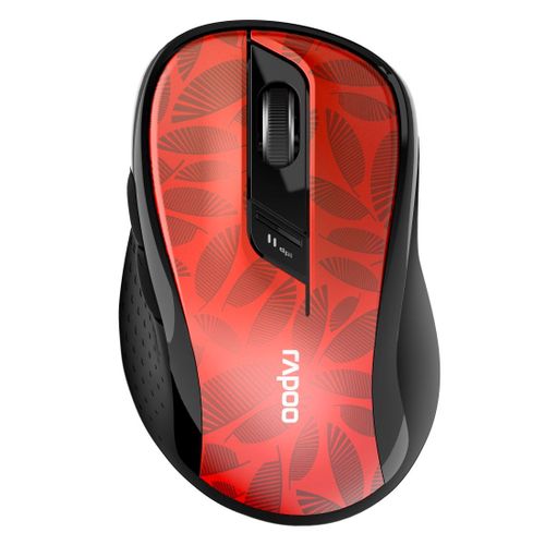 Souris optique sans fil Multi-Mode simencieuse "M-500" Rouge