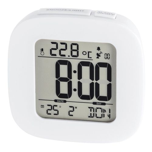 Réveil radiopiloté "RC 45", blanc