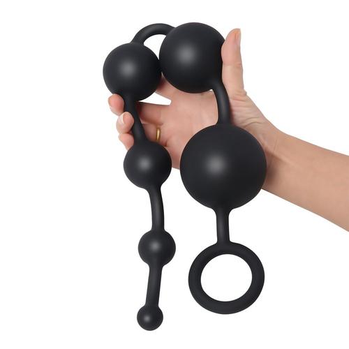 Boule De Perle Anale En Silicone Souple Pour Hommes Et Femmes, Plug Play, Orgasme Vaginal, Éthiculé, Gode Bsie, Sex Toy Pour Adultes, 3, 4, 5, 6 Boules