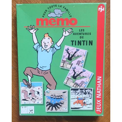 Jeux Les Aventures De Tintin Memo Pour Toute La Famille, Hergé, Bd, Bande Dessinée