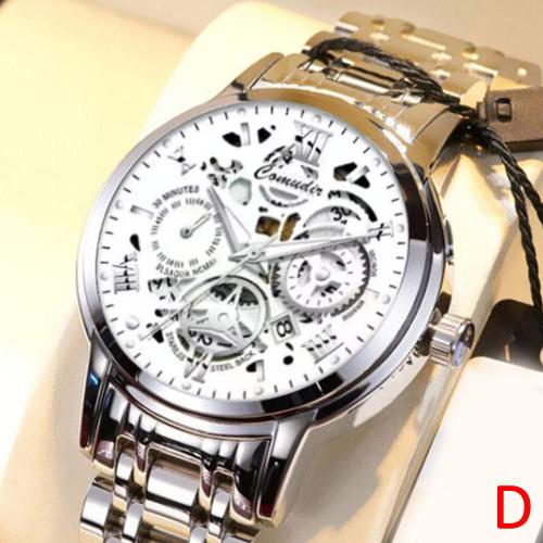 Montre Suisse Doree 100% Originale, Mode De Luxe, Etanche, A Quartz, En Acier Inoxydable, Originale, Pour Hommes, Montre Unisexe, Analogique, Automatique, Montre Pour Hommes, Montre Etanche Originale Pour Hommes, Montre Pour Hommes