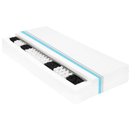 Vidaxl Matelas 100 X 200 Cm 7 Zones Ressort Ensachã© 20 Cm H2