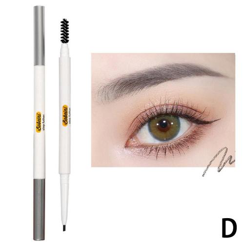 0.3g 02# Crayon A Sourcils Cafe Leger, Impermeable, Longue Duree, Resistant A La Sueur, Double Tete, Crayon A Sourcils Impermeable Et Durable, Stylo A Sourcils Avec Brosse, Maquillage Brun Noir 