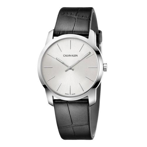 Montre Calvin Klein K2g221c6 City Extension Quartz Cadran Argent Unisexe Watchies